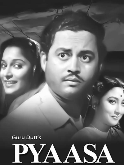 Pyaasa (1957) poster
