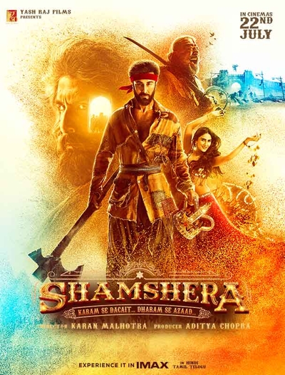Shamshera (2022) poster