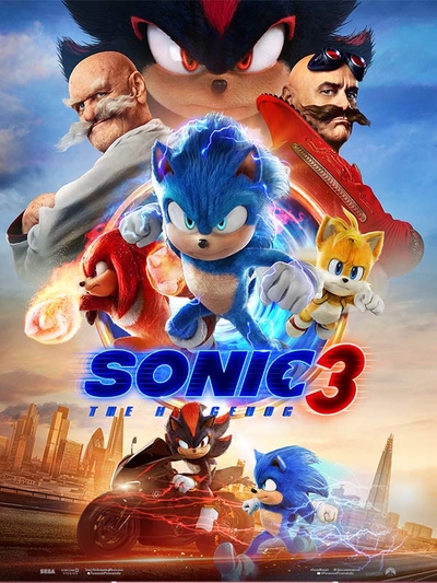 Sonic The Hedgehog 3 poster