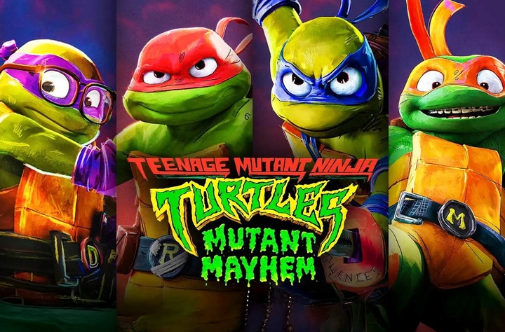 Teenage Mutant Ninja Turtles: Mutant Mayhem (2023) movie banner