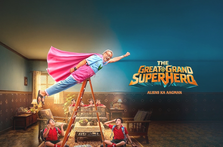 The Great Grand Superhero - Aliens Ka Aagman movie banner