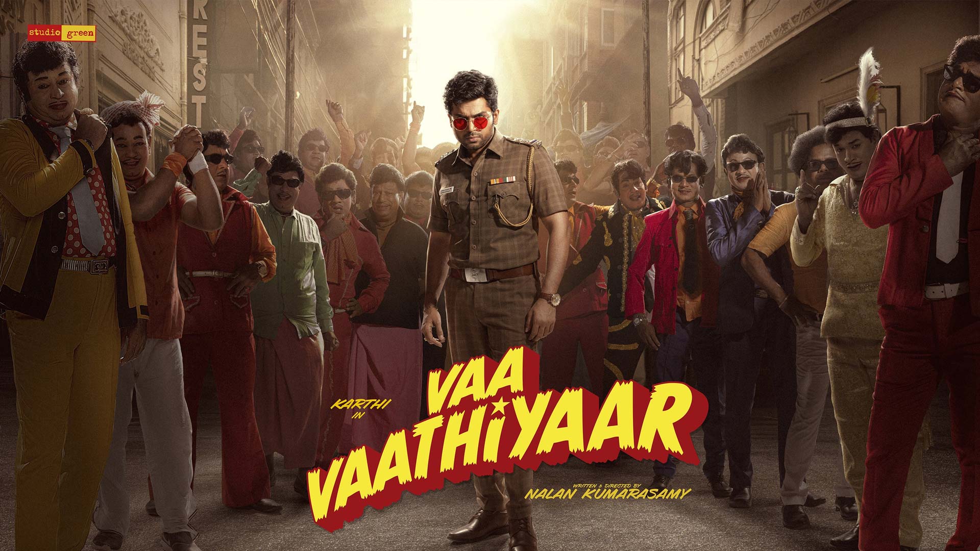 Vaa Vaathiyaar Teaser | Karthi, Krithi Shetty | Santhosh Narayanan | Nalan Kumarasamy | Studio Green