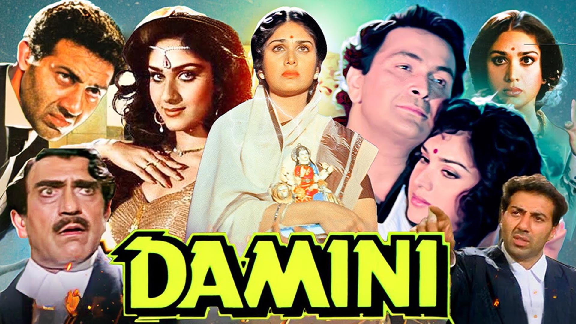 Damini - Lightning | Trailer | Sunny Deol | Meenakshi Sheshadri | Rishi Kapoor | Hindi Movie