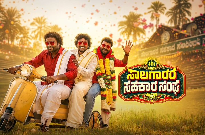Saalagaarara Sahakara Sangha movie banner