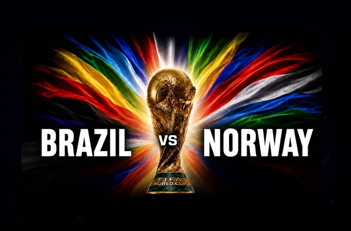 FIFA World Cup 2026: Brazil vs Norway movie banner