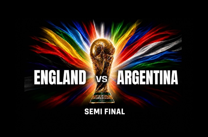 FIFA World Cup 2026 Semi Final: England Vs Argentina (Live Screening) movie banner