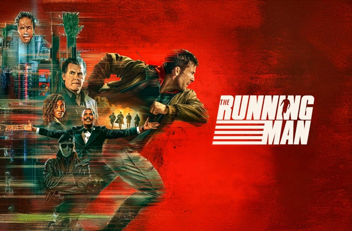 The Running Man movie banner