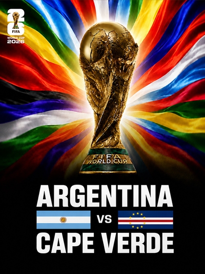 FIFA World Cup 2026: Argentina vs Cape Verde poster