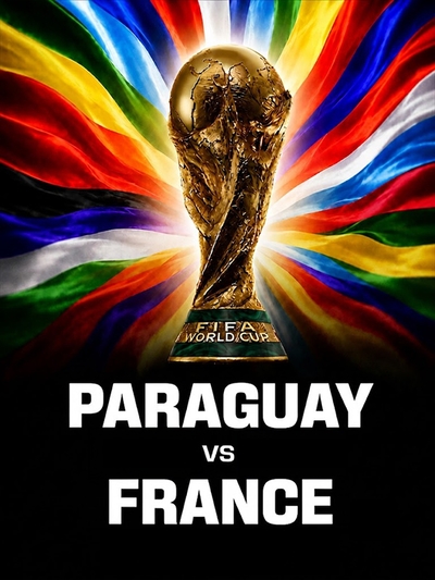 FIFA World Cup 2026: Paraguay vs France poster