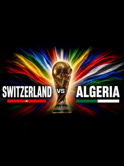 FIFA World Cup 2026: Switzerland vs Algeria poster