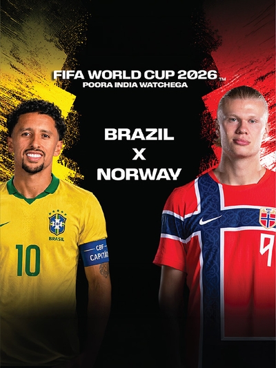 FIFA World Cup 2026: Brazil vs Norway poster