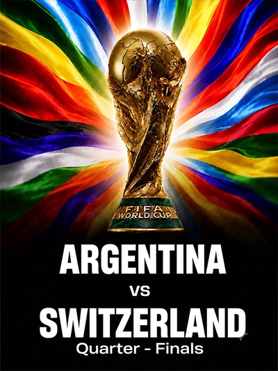 FIFA World Cup 2026: Argentina vs Switzerland (Quarter - Finals) poster