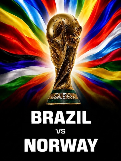 FIFA World Cup 2026: Brazil vs Norway poster