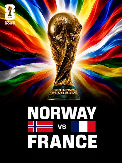 FIFA World Cup 2026: Norway vs France poster