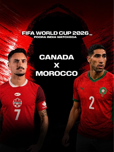FIFA World Cup 2026: Canada vs Morocco poster