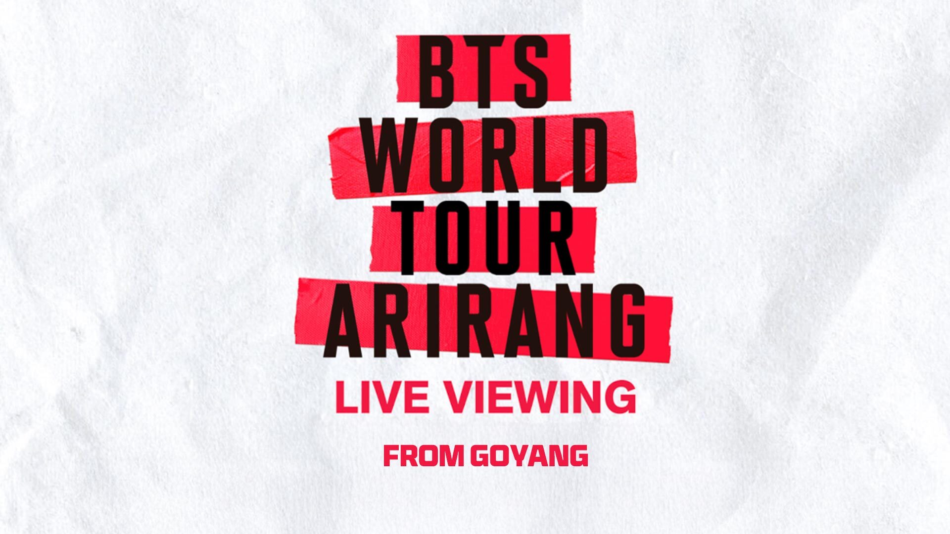BTS WORLD TOUR 'ARIRANG' LIVE VIEWING IN GOYANG & JAPAN Main Trailer