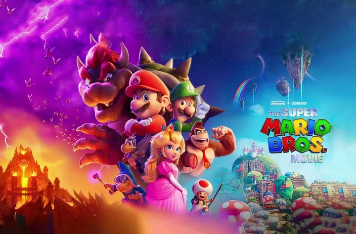 The Super Mario Bros. Movie (2023) movie banner