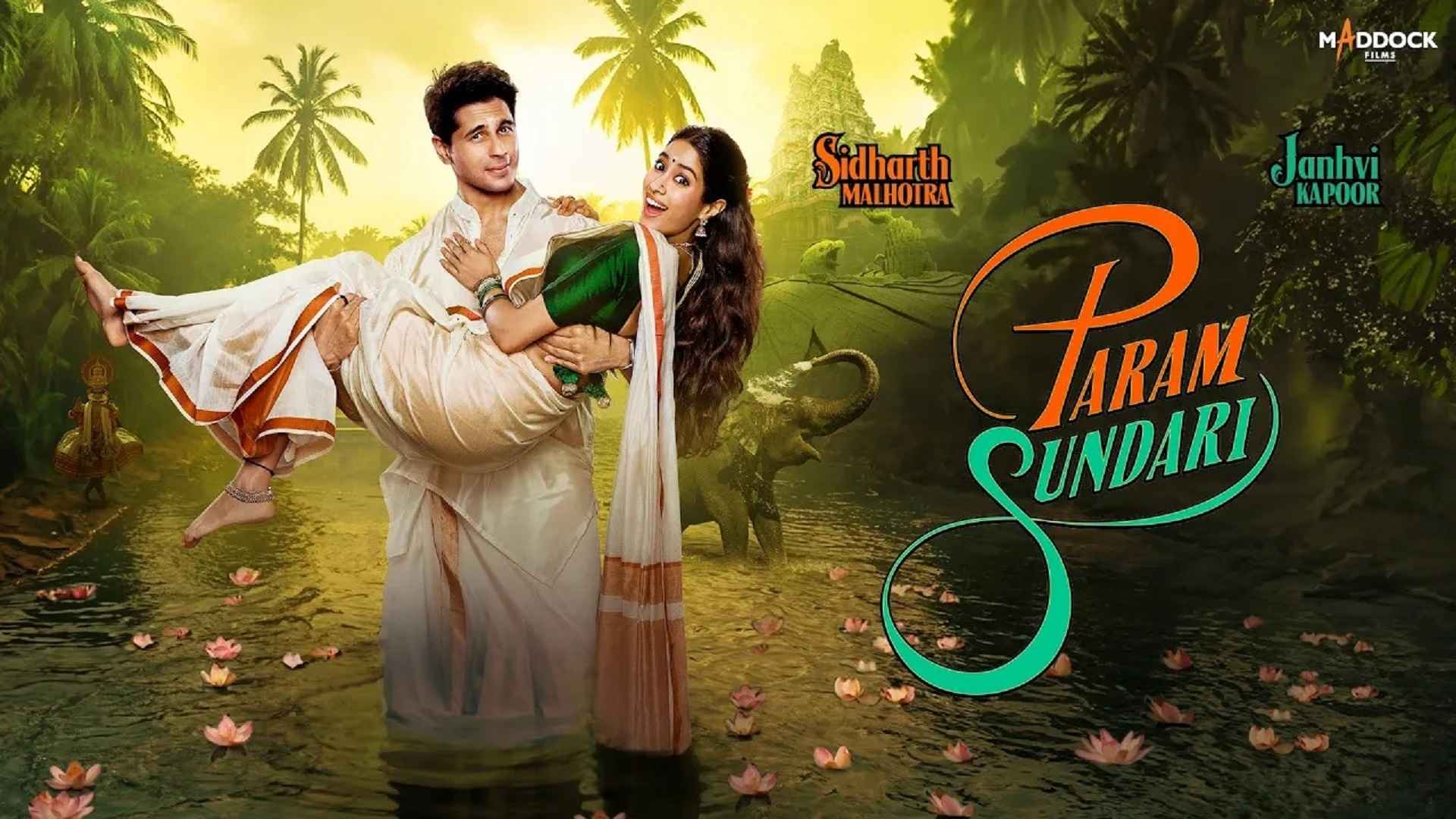 Param Sundari - Motion Poster | Sidharth M | Janhvi K | Dinesh V | Tushar J | 29th August