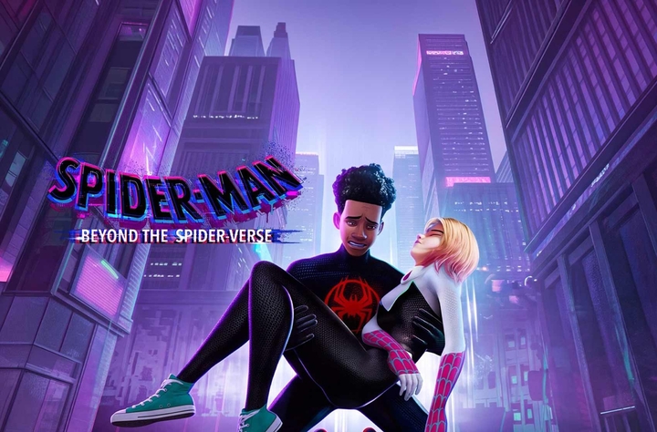 Spider-Man: Beyond the Spider-Verse movie banner