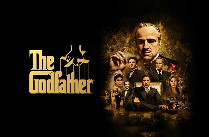 The Godfather (1972) movie banner