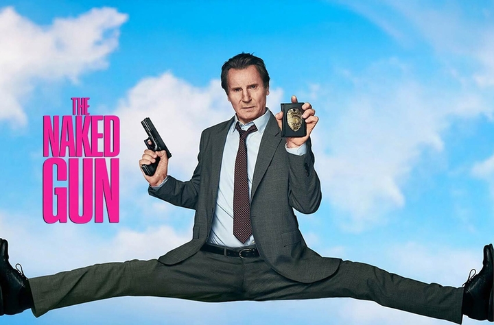 The Naked Gun movie banner
