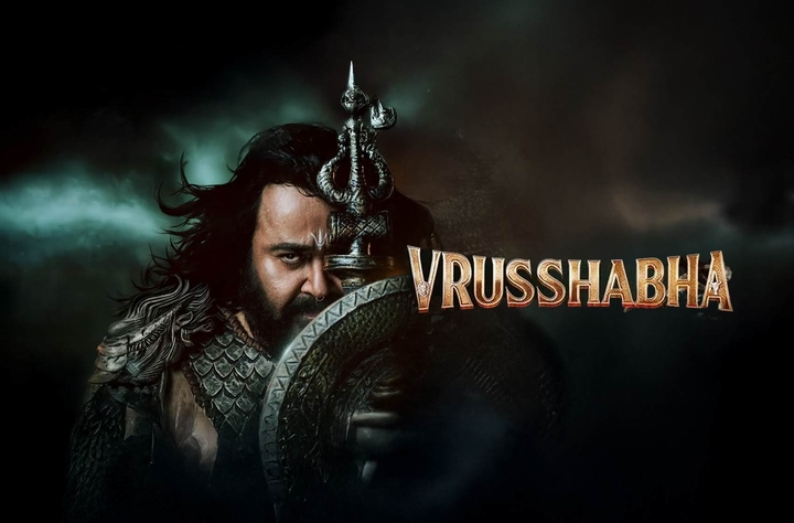 Vrusshabha movie banner